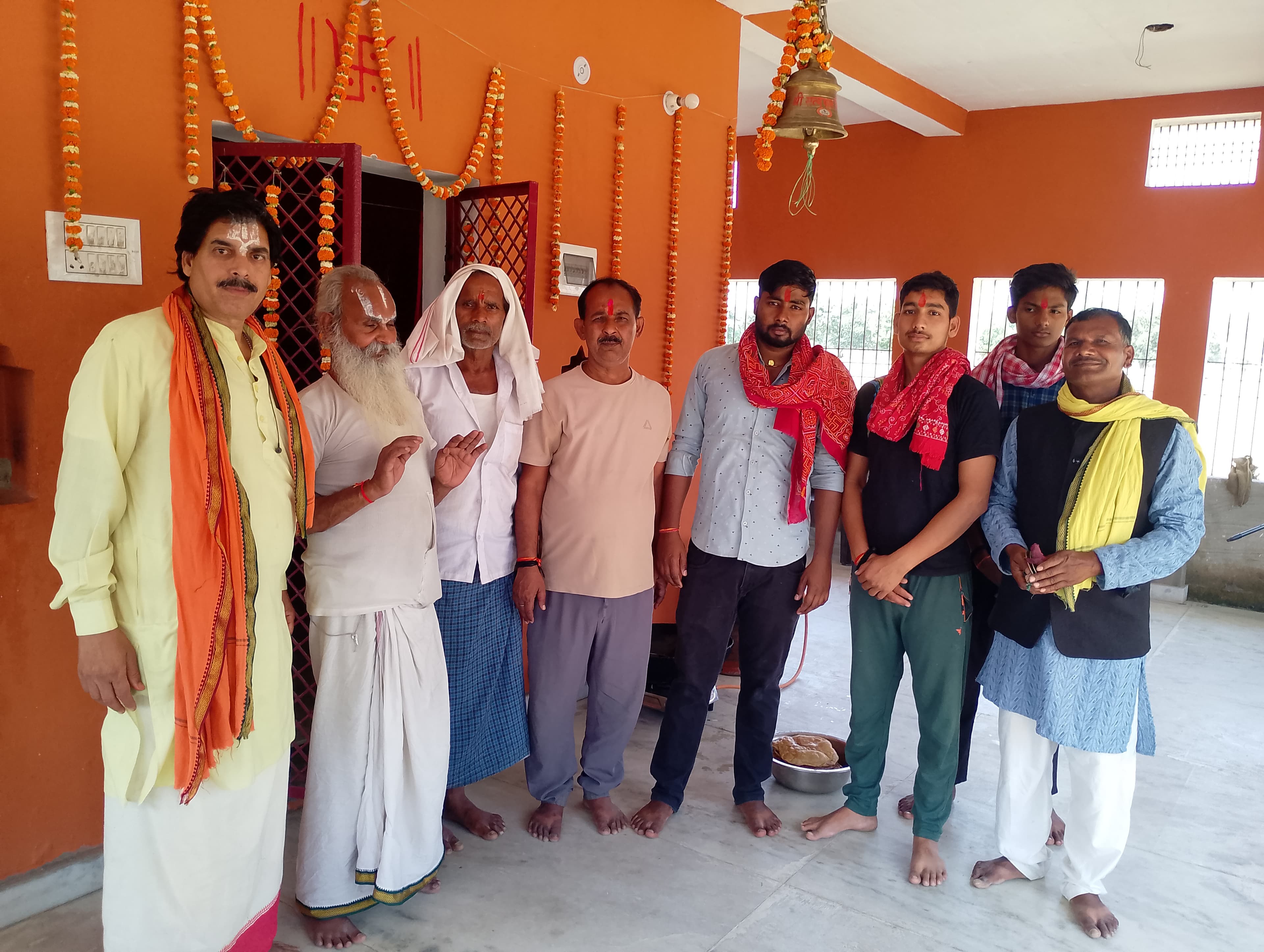 Completed Mandir Entrance (After)