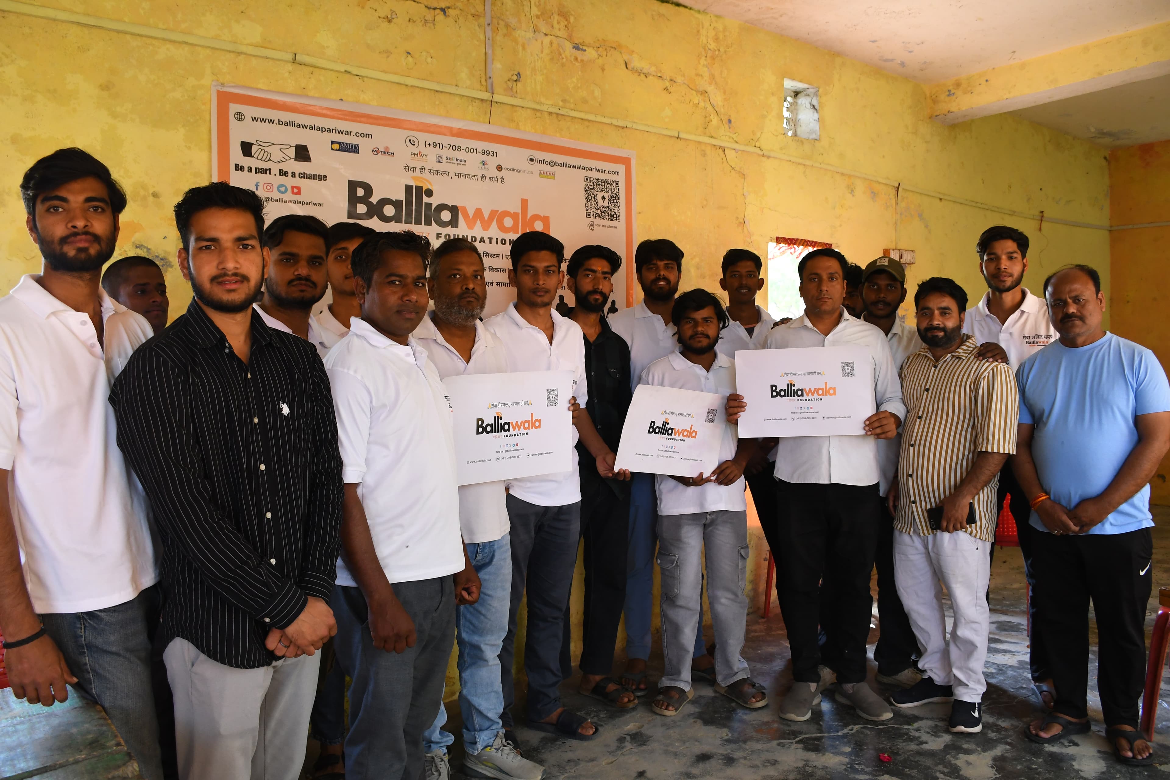 Skill-based training classes for youth by Balliawala Pariwar Foundation